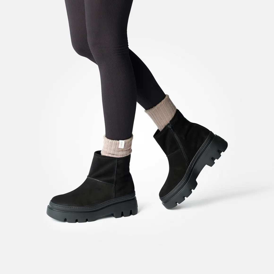 Bootie with warm lining