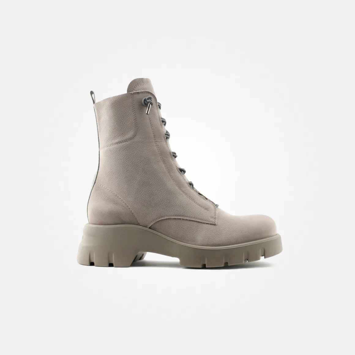 Lace-up ankle boot