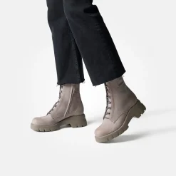 Lace-up ankle boot