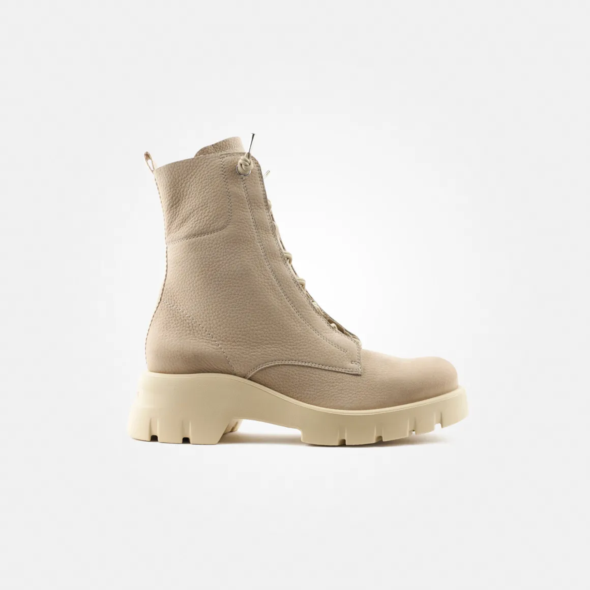 Lace-up ankle boot