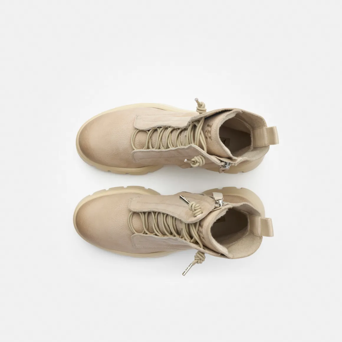 Lace-up ankle boot