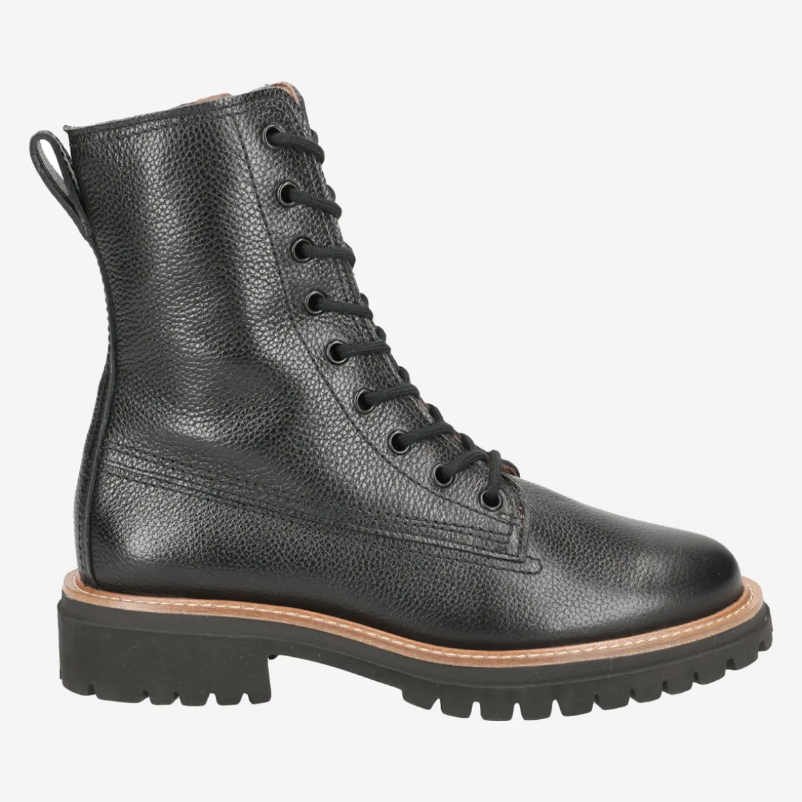 Lace-up bootie