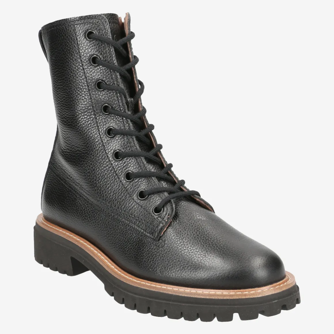 Lace-up bootie