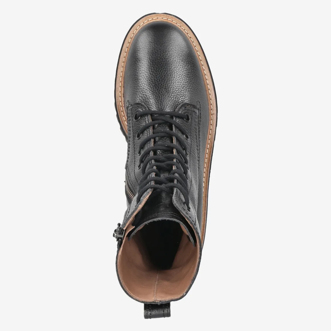 Lace-up bootie