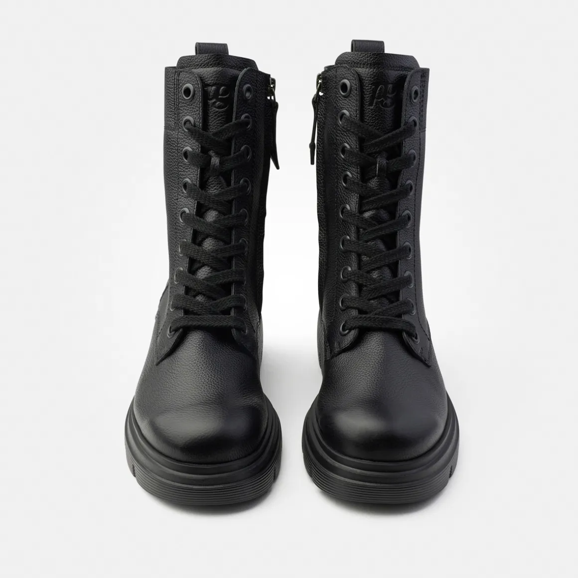 Lace-up bootie