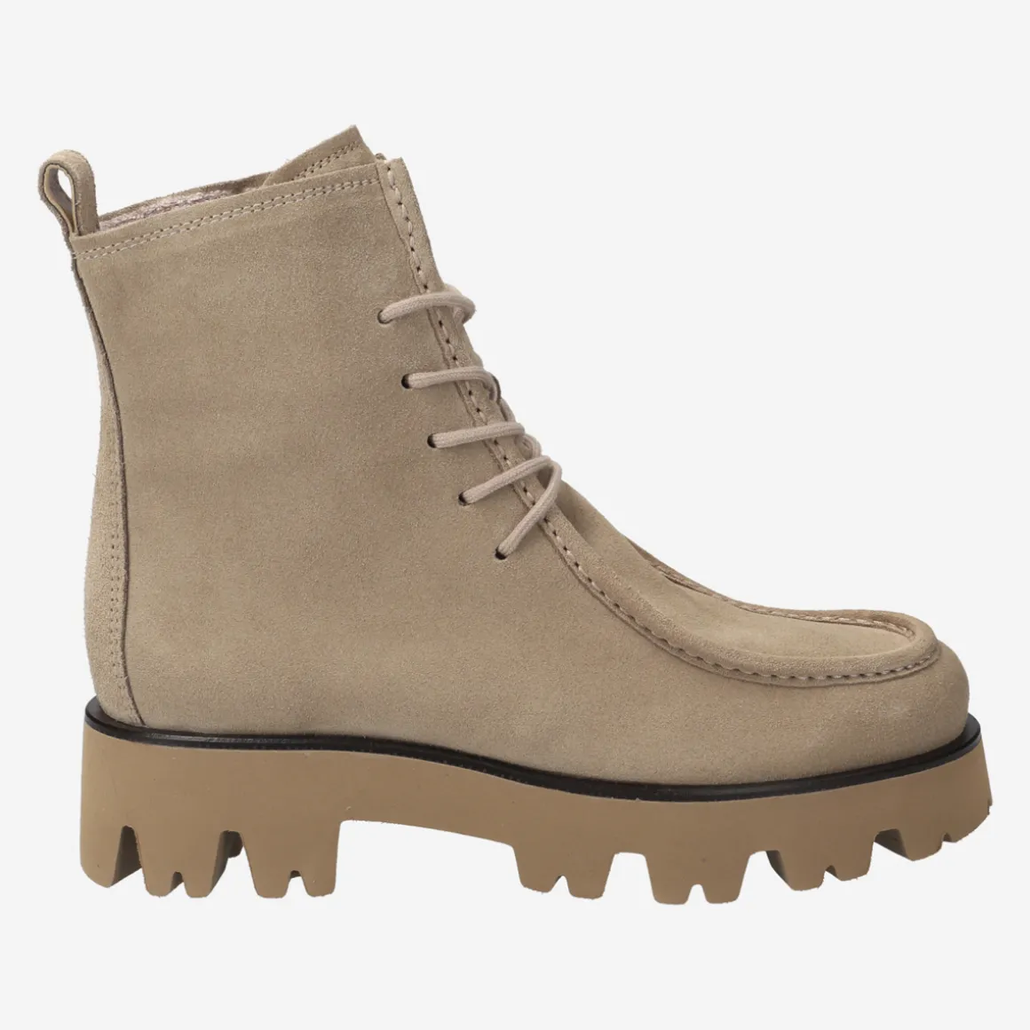 Lace-up bootie