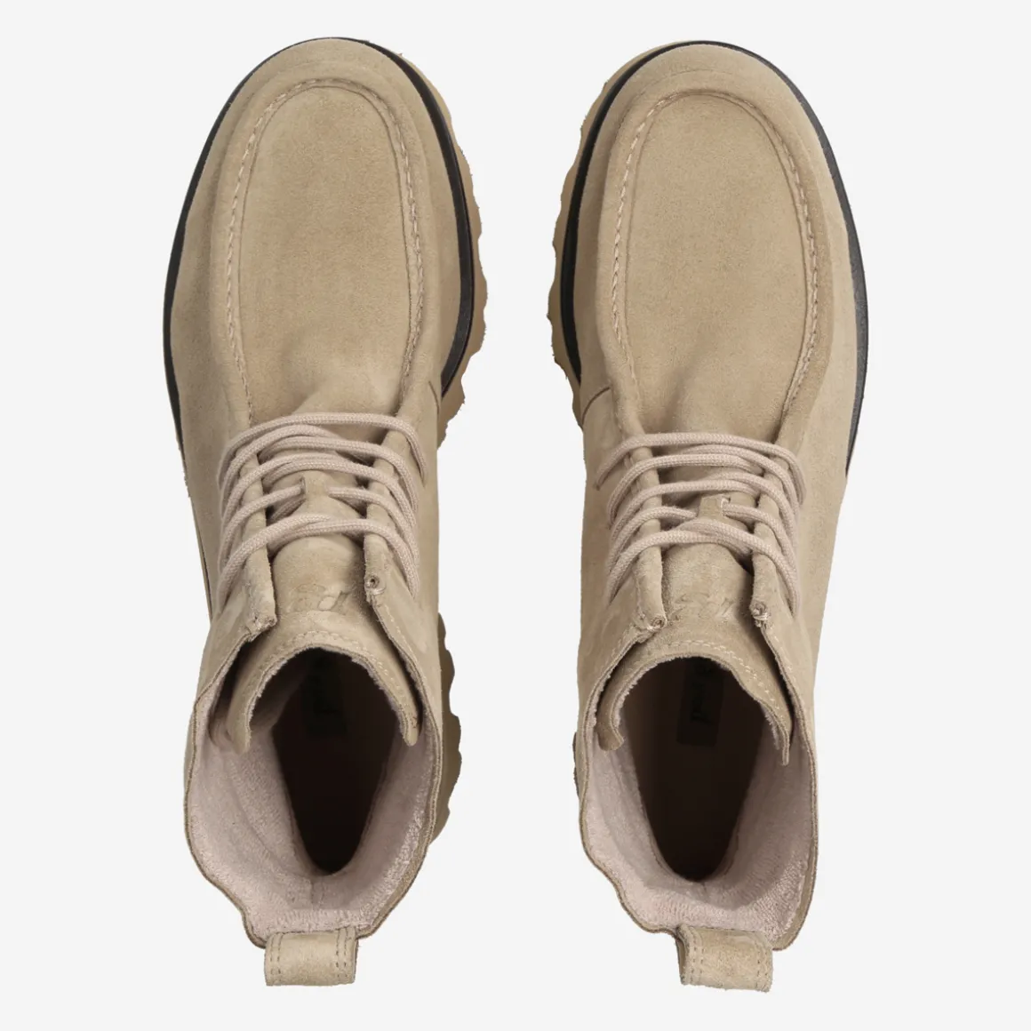 Lace-up bootie